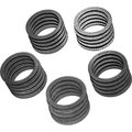 Meilner Mechanical Sales TOPOG-E Series 180 Handhole Gasket, 3-1/4in x 5in x 9/16in, Black Rubber, Elliptical, 25 Pack T180-3-1/4X5X9/16E-PK25